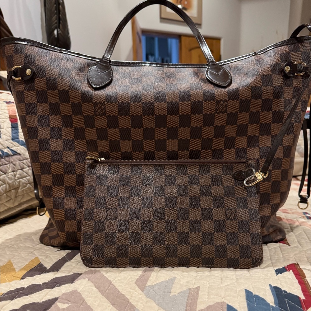 💝AUTHENTIC LOUIS VUITTON DAMIER EBENE GM💝